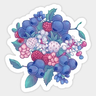 "Nineberry" (trans/nonbinary design) Sticker